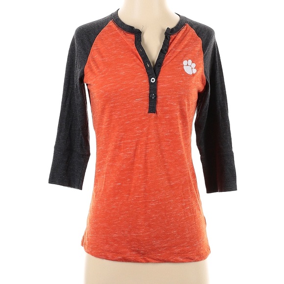 Clemson Long Sleeve Henley S - Picture 1 of 2